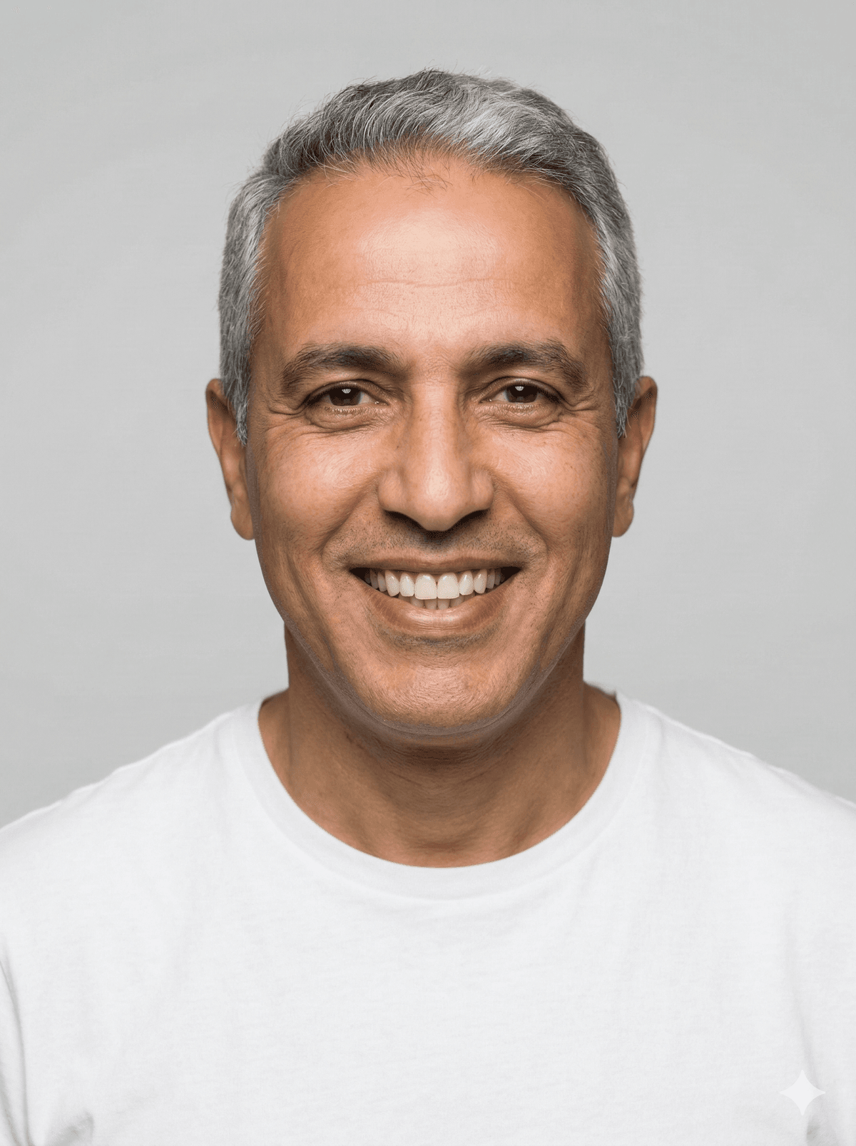 Patiente souriant après pose d'implant dentaire